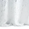 Dekoracja okienna AITANA ze srebrnym witrażowym nadrukiem - 140 x 250 cm - biały 3