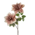 Kwiat sztuczny dekoracyjny z plastycznej pianki foamirian - ∅ 20 x 70 cm - ciemnoróżowy 1