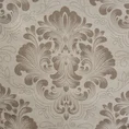 TERRA COLLECTION Pościel SEVILLE 10 z bawełny zdobiona żakardowym wzorem w ornamenty - 220 x 200 cm - jasnobrązowy 13