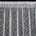 Firana MIRREN o strukturze pajęczej sieci - 300 x 270 cm - biały 4