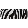 Ręcznik ZEBRA z motywem zwierzęcych pasów - 50 x 90 cm - biały 3