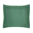 NOVA COLOUR Poszewka na poduszkę bawełniana z satynowym połyskiem - 50 x 70 cm - butelkowy zielony 1