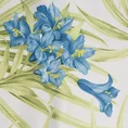 Zasłona MARI z kolorowym kwiatowym nadrukiem - 140 x 250 cm - biały 13