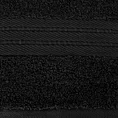 Ręcznik KAYA klasyczny z żakardową bordiurą - 70 x 140 cm - czarny 2