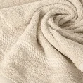 Ręcznik ELMA o klasycznej stylistyce z delikatną bordiurą w formie sznurka - 50 x 90 cm - beżowy 5