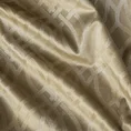 Zasłona ARETA z welwetu z cieniowanym srebrno-złotym wzorem w stylu boho - 140 x 250 cm - beżowy 11