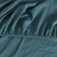 ELLA LINE Prześcieradło ADELA z gładkiej bawełny jersey z gumką, gramatura 140 g/m2 - 140 x 200 x 25 cm - turkusowy 3
