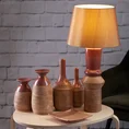 Dwukolorowa lampa ELDA z podstawą z glinki ceramicznej - ∅ 35 x 75 cm - ceglasty 4