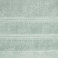 Ręcznik z welurową bordiurą przetykaną błyszczącą nicią - 70 x 140 cm - miętowy 2