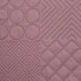 DESIGN 91 Narzuta BONI z patchworkowym motywem wytłaczanym techniką hot press - 200 x 220 cm - różowy 6