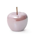 Jabłko - figurka ceramiczna SIMONA z perłowym połyskiem - 11 x 11 x 13 cm - różowy 2