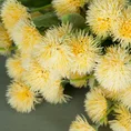 NAGIETEK kwiat sztuczny dekoracyjny - dł. 48 cm śr. kwiat 4 cm - żółty 3