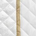 EUROFIRANY PREMIUM narzuta welwetowa KRISTIN zdobiona błyszczącą pasmanterią pikowana metodą tradycyjnego szycia - 220 x 240 cm - biały 5