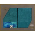 EWA MINGE Komplet ręczników CAMILA w eleganckim opakowaniu, idealne na prezent! - 2 szt. 50 x 90 cm - turkusowy 7