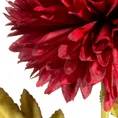 CHRYZANTEMA sztuczny kwiat dekoracyjny z płatkami z jedwabistej tkaniny - ∅ 12 x 63 cm - bordowy 2