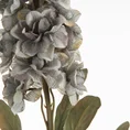 OSTRÓŻKA sztuczny kwiat dekoracyjny z płatkami z jedwabistej tkaniny - 80 cm - popielaty 2