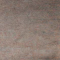 Zasłona z welwetu z ozdobnym pasem z miedzianym połyskiem w górnej części - 140 x 250 cm - grafitowy 7