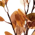GAŁĄZKA OZDOBNA z liśćmi z  tkaniny, kwiat sztuczny dekoracyjny - 90 cm - brązowy 2