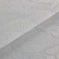 Obrus LENA z żakardowym motywem liści miłorzębu i ozdobną kantą - 145 x 350 cm - kremowy 8