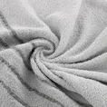 Ręcznik klasyczny JASPER z bordiurą podkreśloną delikatnymi stalowymi paskami - 50 x 90 cm - srebrny 5