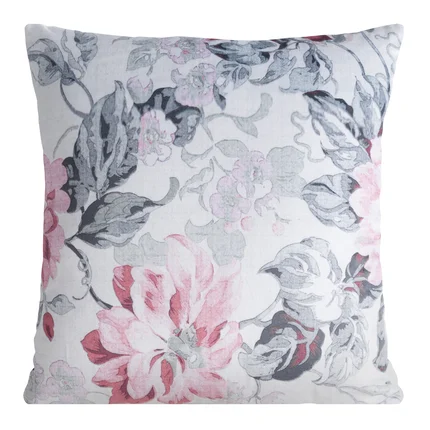 DESIGN 91 Poszewka LEA z miękkiego welwetu z motywem kwiatowym DESIGN 91 Poszewka LEA z miękkiego welwetu z motywem kwiatowym - 40 x 40 cm