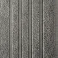 Ręcznik klasyczny podkreślony żakardową bordiurą w pasy - 70 x 140 cm - stalowy 2