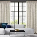 Dekoracja okienna RUBI w stylu eko o ozdobnym splocie z widocznymi nitkami - 140 x 270 cm - beżowy 4