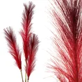 TRAWA OZDOBNA - PIÓROPUSZ kwiat sztuczny dekoracyjny - dł. 80 cm dł. trawy 40 cm - czerwony 1