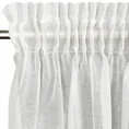 Firana MARGO z błyszczącej tkaniny o gęstym splocie - 300 x 270 cm - biały 11