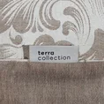 TERRA COLLECTION Pościel SEVILLE 10 z bawełny zdobiona żakardowym wzorem w ornamenty - 220 x 200 cm - jasnobrązowy 16