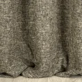 Zasłona tkana HARRIET z grubszej tkaniny melanż w stylu eko - 140 x 250 cm - czarny 3