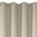 DESIGN 91 Zasłona ADORE z jednobarwnej, gładkiej tkaniny - 140 x 250 cm - beżowy 4