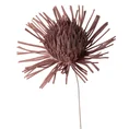Sztuczny kwiat dekoracyjny z pianki foamiran - ∅ 10 x 55 cm - różowy 1