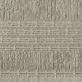 Ręcznik ROMEO z bawełny podkreślony bordiurą tkaną  w wypukłe paski - 50 x 90 cm - jasnobrązowy 2