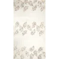 Zasłona gotowa IDALIA z welwetu zdobiona cieniowanym nadrukiem liści - 140 x 250 cm - kremowy 7