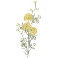 KRWAWNIK kwiat sztuczny dekoracyjny - dł. 90 cm śr. kwiat 6 cm - żółty 1