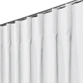 Zasłona DORA z gładkiej i miękkiej w dotyku tkaniny o welurowej strukturze - 100 x 260 cm - biały 7