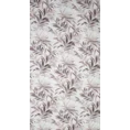 Zasłona ELIA z nadrukiem brązowych liści na białym tle z lekkiej mikrofibry - 140 x 250 cm - brązowy 5