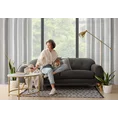 Firana biała z lekkiej i błyszczącej tkaniny 135x250 cm przelotka SYLVIA ELLA LINE - 135 x 250 cm - biały 4