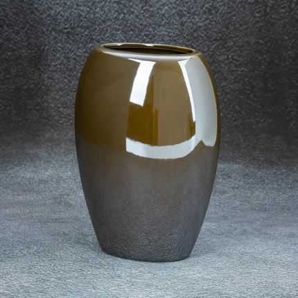 Wazon ceramiczny SIMONA z perłowym połyskiem Wazon ceramiczny SIMONA z perłowym połyskiem - 14 x 9 x 20 cm