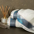 EVA MINGE Ręcznik EVA 3 z puszystej bawełny z bordiurą zdobioną designerskim nadrukiem - 70 x 140 cm - kremowy 4