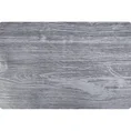 Podkładka WOOD z nadrukiem struktury drewna - 30 x 45 cm - srebrny 7