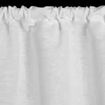 Zazdrostka z matowej tkaniny z koronką - 150 x 60 cm - biały 5