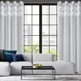 Dekoracja okienna ESTERA z miękkim trójwymiarowym wzorem w stylu boho - 140 x 250 cm - biały 8