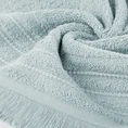Ręcznik bawełniany MIRENA w stylu boho z frędzlami - 70 x 140 cm - miętowy 5