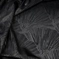 PIERRE CARDIN zasłona welwetowa GOJA z błyszczącym nadrukiem w formie liści miłorzębu - 140 x 250 cm - czarny 9