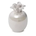 Ananas - figurka ceramiczna SIMONA z perłowym połyskiem - ∅ 11 x 16 cm - perłowy 2