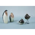 Pingwin PEDRO - ręcznie wykonana figurka dekoracyjna ze szkła artystycznego - 8 x 8 x 22 cm - wielokolorowy 3