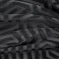 PIERRE CARDIN zasłona INGA z matowego welwetu z żakardowym geometrycznym wzorem - 140 x 250 cm - czarny 10