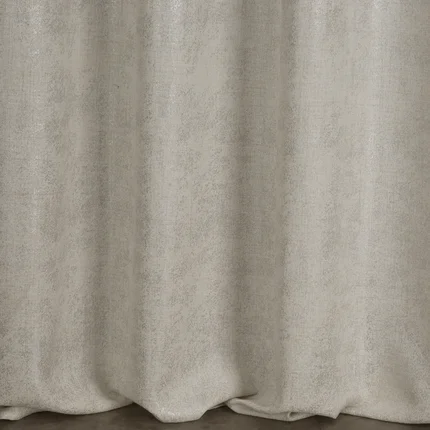 Zasłona naturalna o płóciennym splocie ze złotym połyskiem 140x250 cm przelotka BLANKA Zasłona naturalna o płóciennym splocie ze złotym połyskiem 140x250 cm przelotka BLANKA - 140 x 250 cm